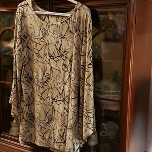 Long poly spandex tunic